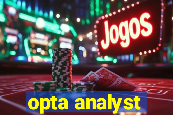 opta analyst